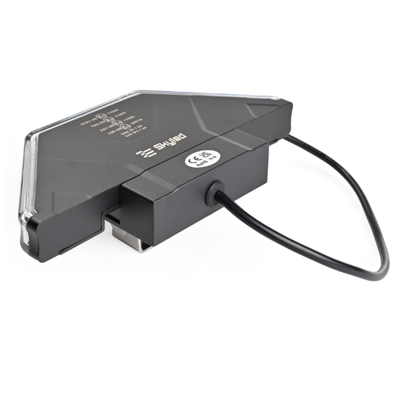 Lampa de avertizare de colt, stroboscop LED portocaliu, 18 LED x 3W, 13.5 x 19.6 cm , 12/24V, R10, R65, IP67 [7]