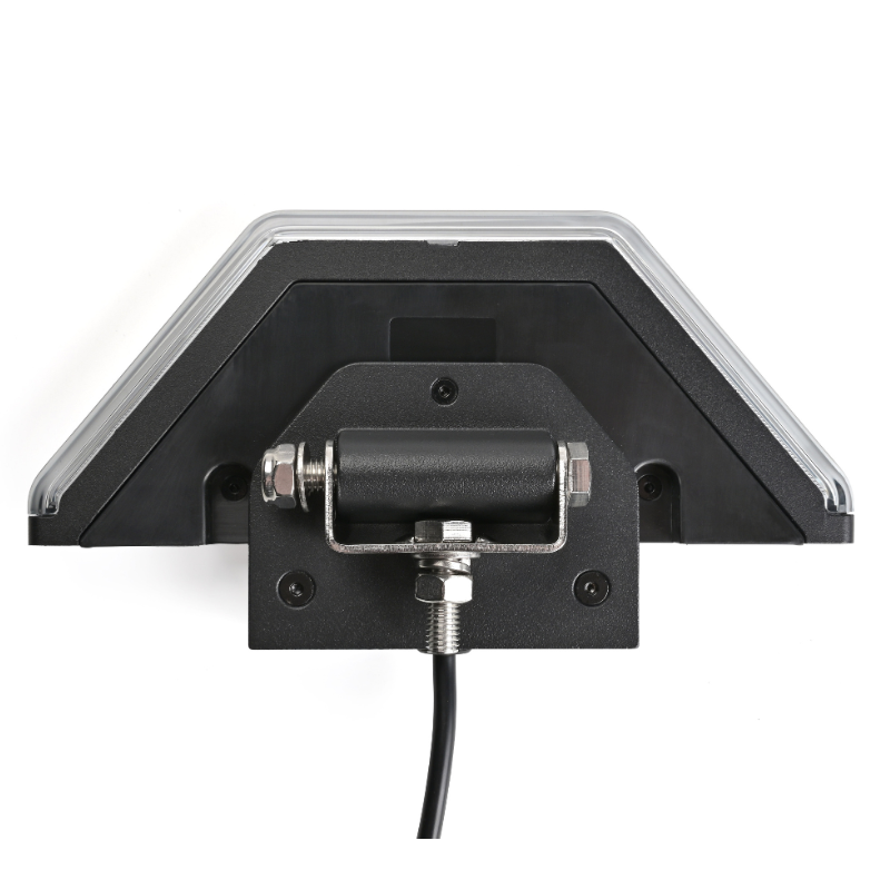 Lampa de avertizare de colt, stroboscop LED portocaliu, 18 LED x 3W, 13.5 x 19.6 cm , 12/24V, R10, R65, IP67 [8]