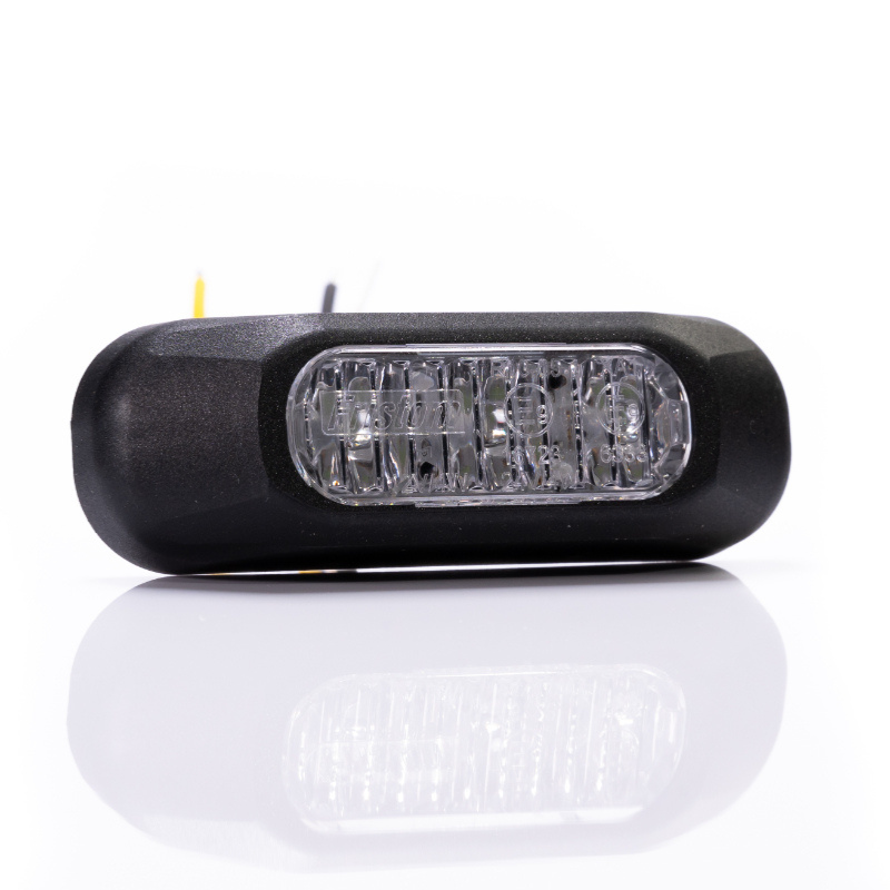 Lampa de avertizare, stroboscop albastru, 8.42 x 2.82cm, 12/24V [1]