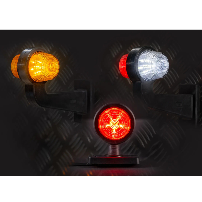 Lampa de gabarit cu brat lung, RETRO, galben / galben, 12/24V, 19.5cm, tip L [2]