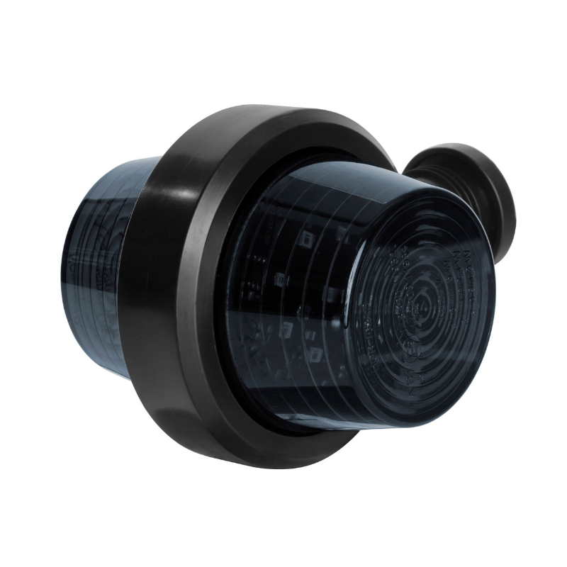 Lampa de gabarit cu brat scurt, LED, PORTOCALIU-ROSU, 12/24V, IP68, GRAPHITE, 10.7cm [6]