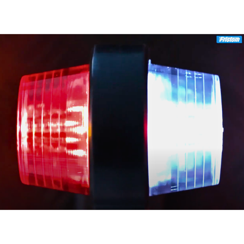 Lampa de gabarit cu brat scurt, RETRO, alb / rosu, 12/24V, 10.98cm, tip L [4]