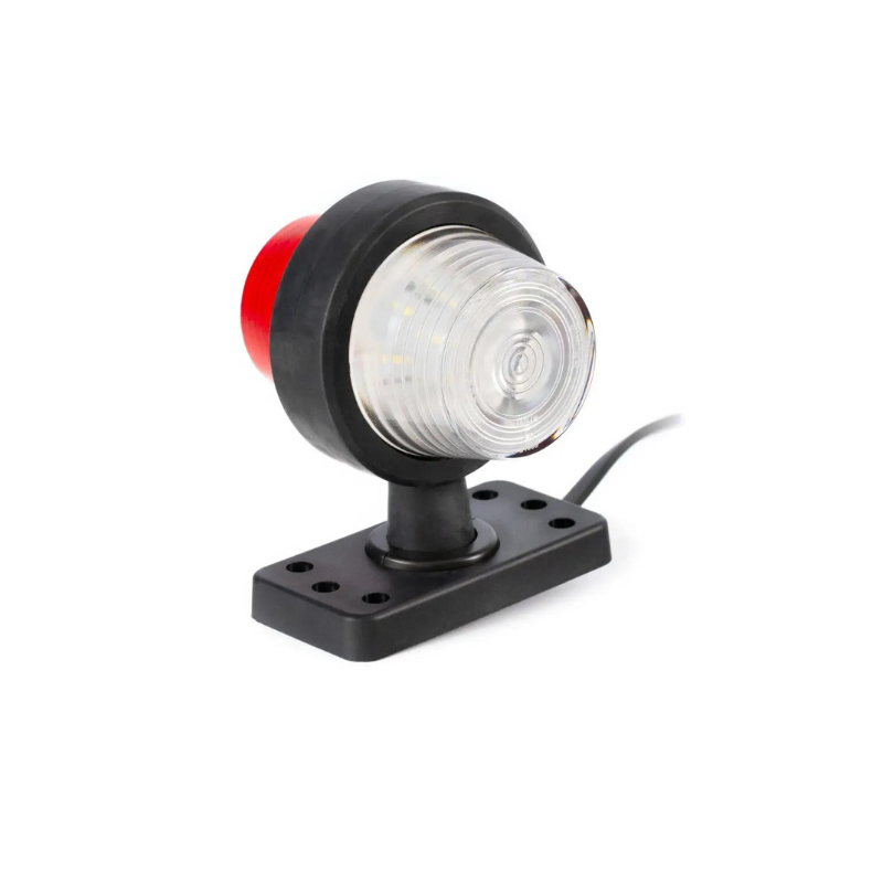 Lampa de gabarit cu brat scurt, RETRO, alb / rosu, 12/24V, 10.98cm, tip L [1]