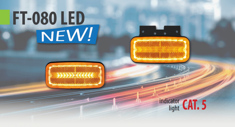 Lampa de gabarit LED cu suport vertical, 3 functii, pozitie, semnalizare si reflectorizant, 12.3 x 5.6cm [8]