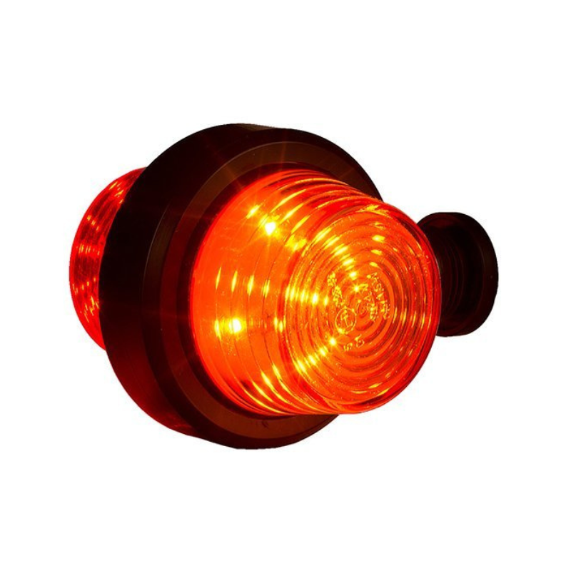 Lampa de gabarit LED, 12/24V, Galben-Rosu, Brat Scurt, 10.7cm [1]