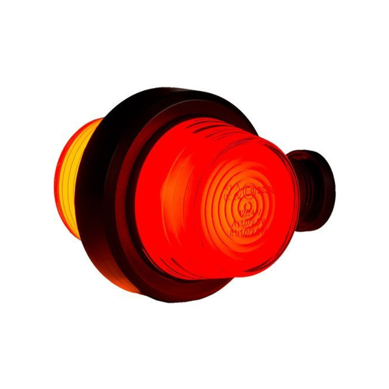 Lampa de Gabarit LED, Brat Scurt, Efect NEON, 12/24V, Galben-Rosu, 10.7cm [6]