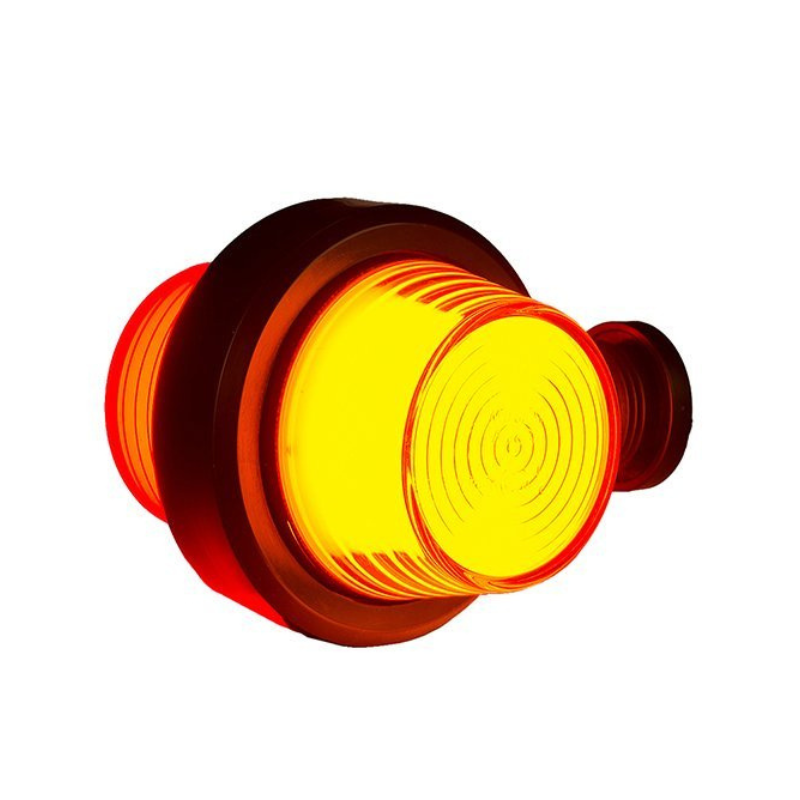 Lampa de Gabarit LED, Brat Scurt, Efect NEON, 12/24V, Galben-Rosu, 10.7cm [1]