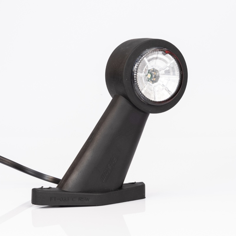 Lampa de gabarit LED, cu brat oblic scurt si cablu, 13.3cm, din cauciuc flexibil, 12/24V [7]