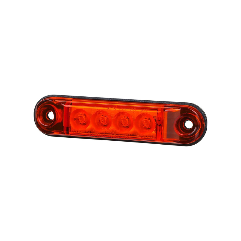 Lampa de gabarit LED SLIM Rosu, Alb, Galben, 12/24V, IP68, 7.75 x 1.85 x 1.09cm [2]
