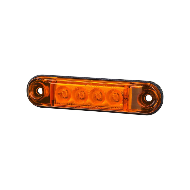 Lampa de gabarit LED SLIM Rosu, Alb, Galben, 12/24V, IP68, 7.75 x 1.85 x 1.09cm [2]