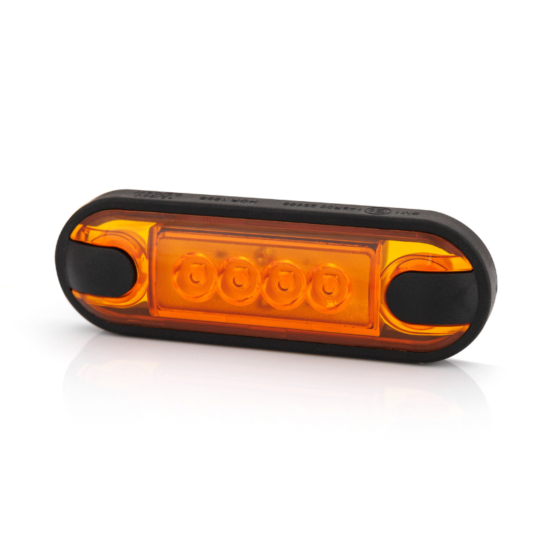 Lampa de Gabarit LED Slim, Rosu, Alb sau Portocaliu,12/24V, IP68, 8.42 x 27.7 x 1.1cm, suprafate plane sau curbate [7]