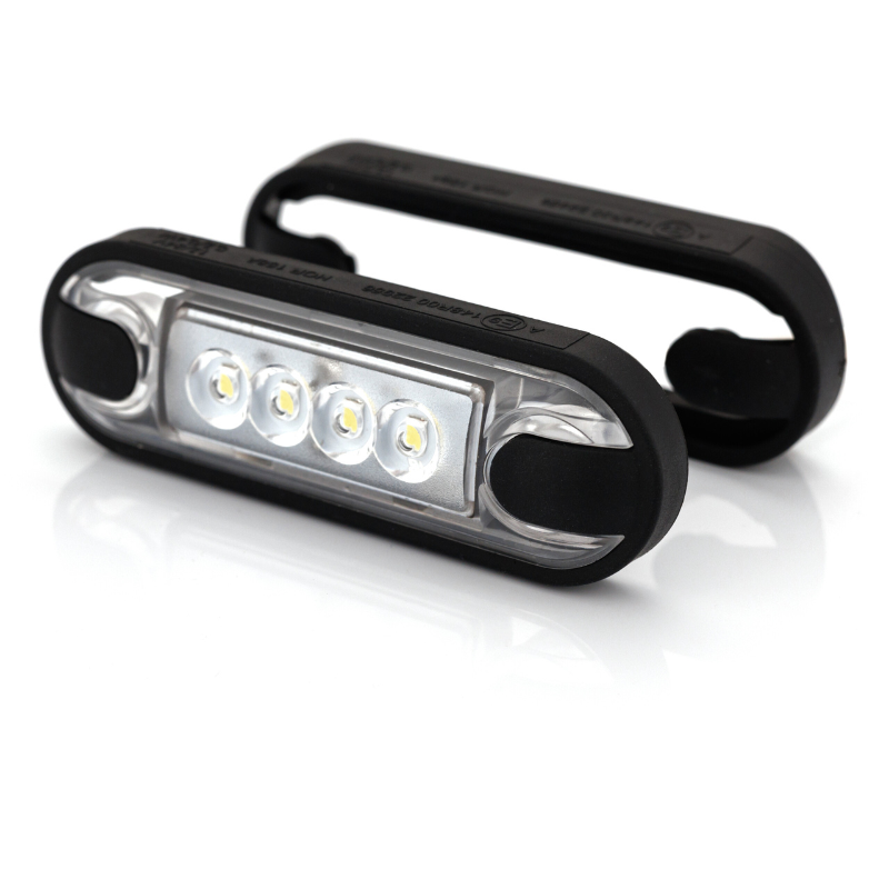 Lampa de Gabarit LED Slim, Rosu, Alb sau Portocaliu,12/24V, IP68, 8.42 x 27.7 x 1.1cm, suprafate plane sau curbate [1]