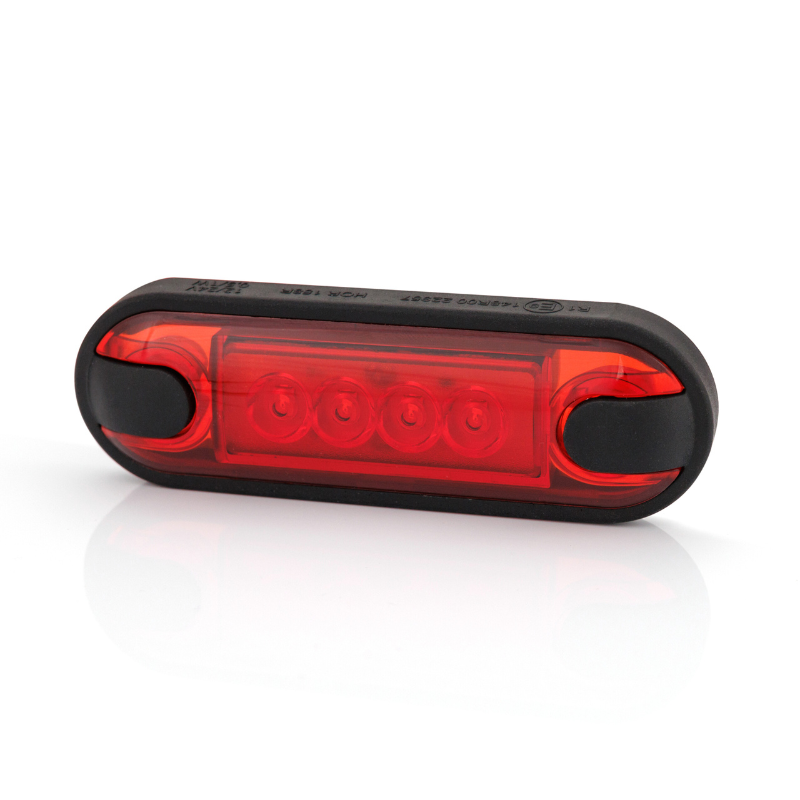 Lampa de Gabarit LED Slim, Rosu, Alb sau Portocaliu,12/24V, IP68, 8.42 x 27.7 x 1.1cm, suprafate plane sau curbate [7]