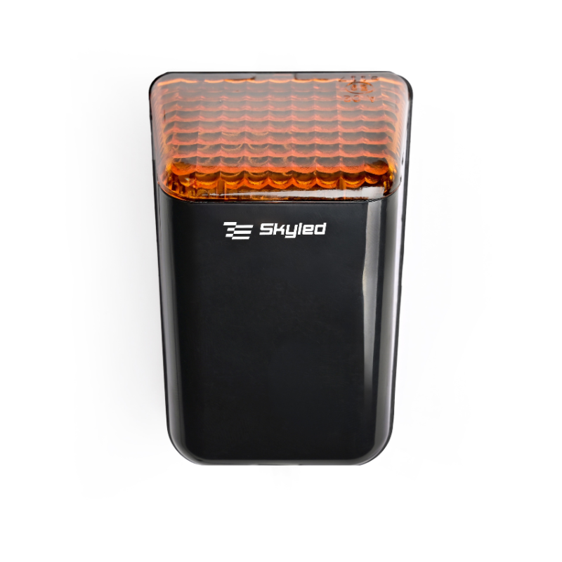 Lampa de gabarit pentru plafon VOLVO, LED portocaliu, dispersor portocaliu, 24V [3]