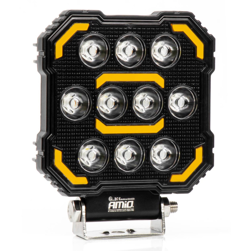 Lampa de lucru LED, 48W, 3000 lumeni, lumina alba, galbena, 10-36V, omologata, vehicule si utilaje [1]