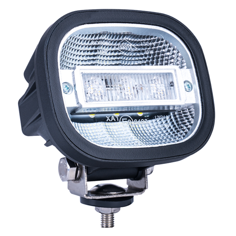 Lampa de Lucru LED Profesionala cu Avertizare Stroboscopica Portocalie, 14W, 1200lm,12V/24V, IP68, 10 x 9.8cm [2]