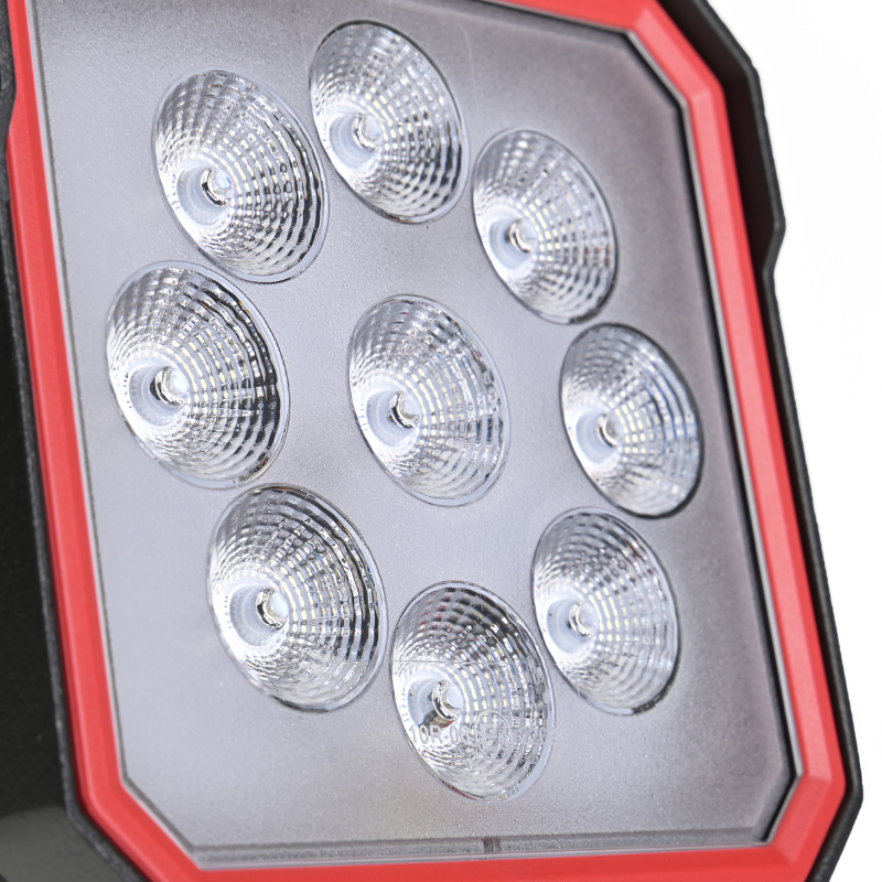 Lampa de lucru patrata RED LINE 27W, 12/24V, 10.83 x 10.82cm, 2430 Lm, IP67/69K, lumină difuza, ADR [2]