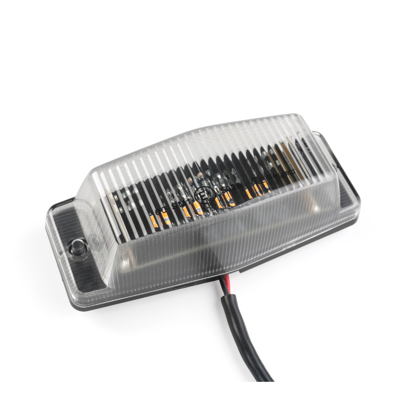 Lampa LED Double Burner 24V, 12,7 x 5,5 cm, portocalie, 8 LED-uri, lumini gabarit, lampa pentru camioane si TIR-uri [4]