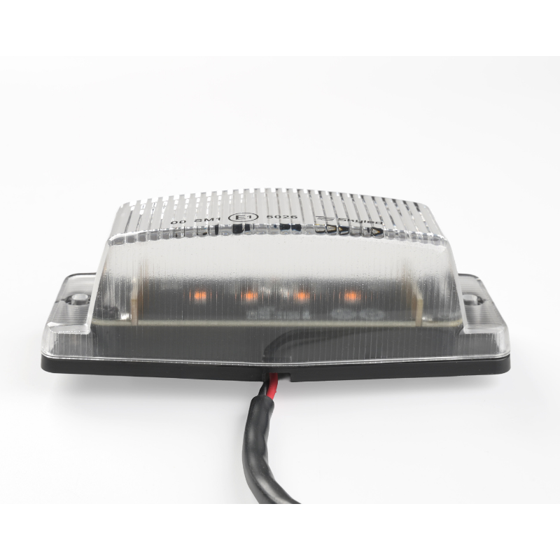 Lampa LED Double Burner 24V, 12,7 x 5,5 cm, portocalie, 8 LED-uri, lumini gabarit, lampa pentru camioane si TIR-uri [3]
