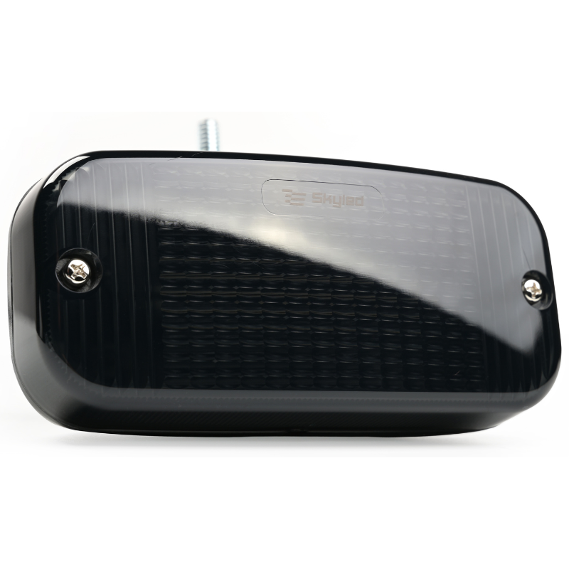 Lampa de pozitie LED, TALMU, 24V, dispersor fumuriu alb, montare sub bara, contur camion [11]