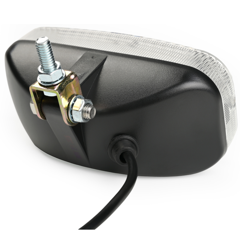 Lampa de pozitie LED TALMU, 24V, alb, dispersor transparent, suport reglabil, montaj sub bara [8]