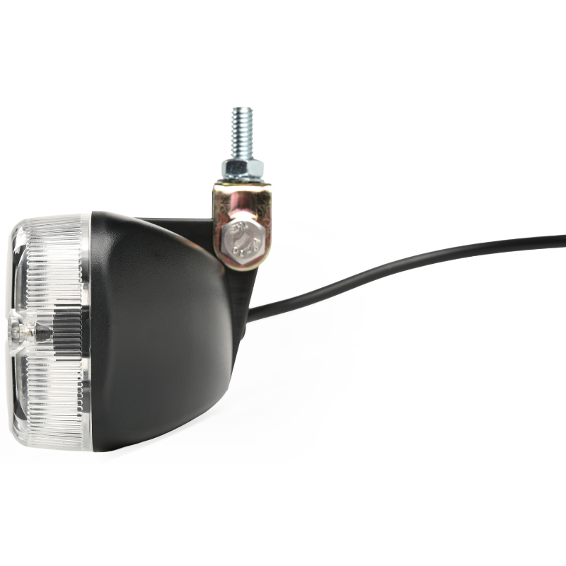 Lampa de pozitie LED TALMU, 24V, alb, dispersor transparent, suport reglabil, montaj sub bara [4]