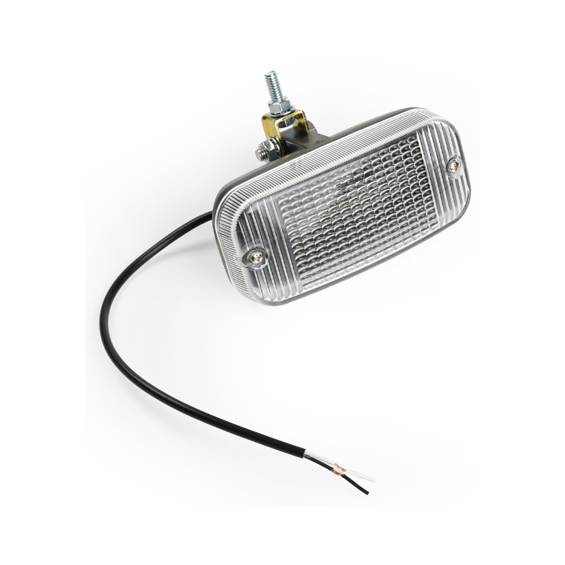 Lampa de pozitie LED TALMU, 24V, alb, dispersor transparent, suport reglabil, montaj sub bara [12]