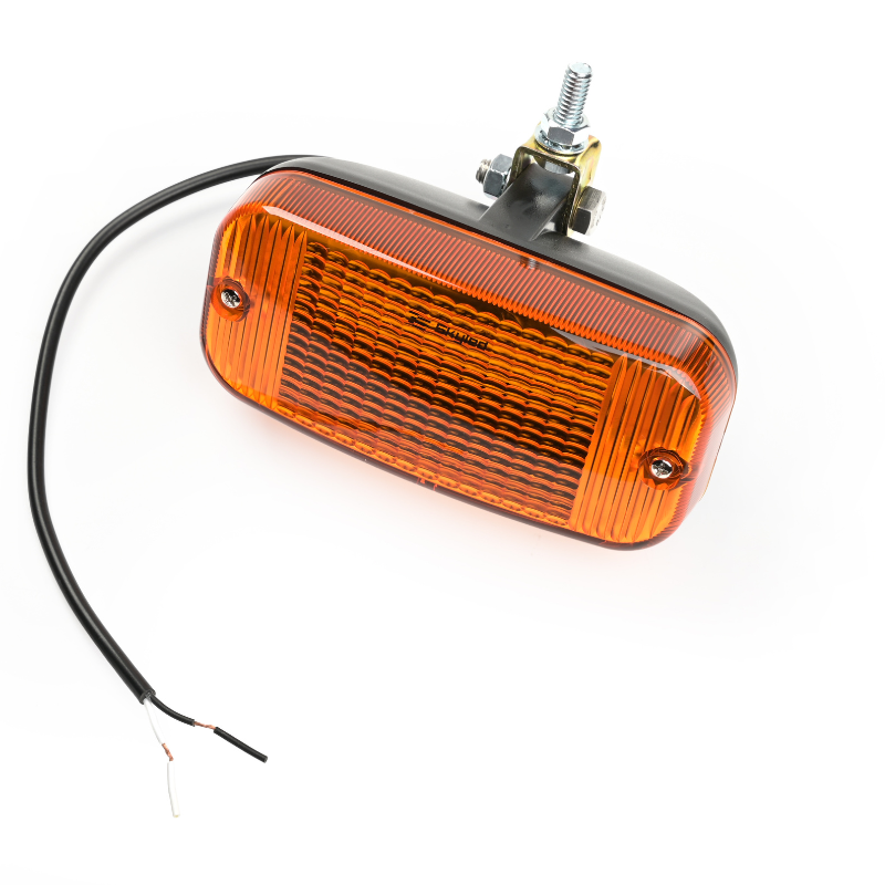 Lampa de pozitie LED, TALMU, 24V, dispersor portocaliu, montare sub bara, contur camion [3]
