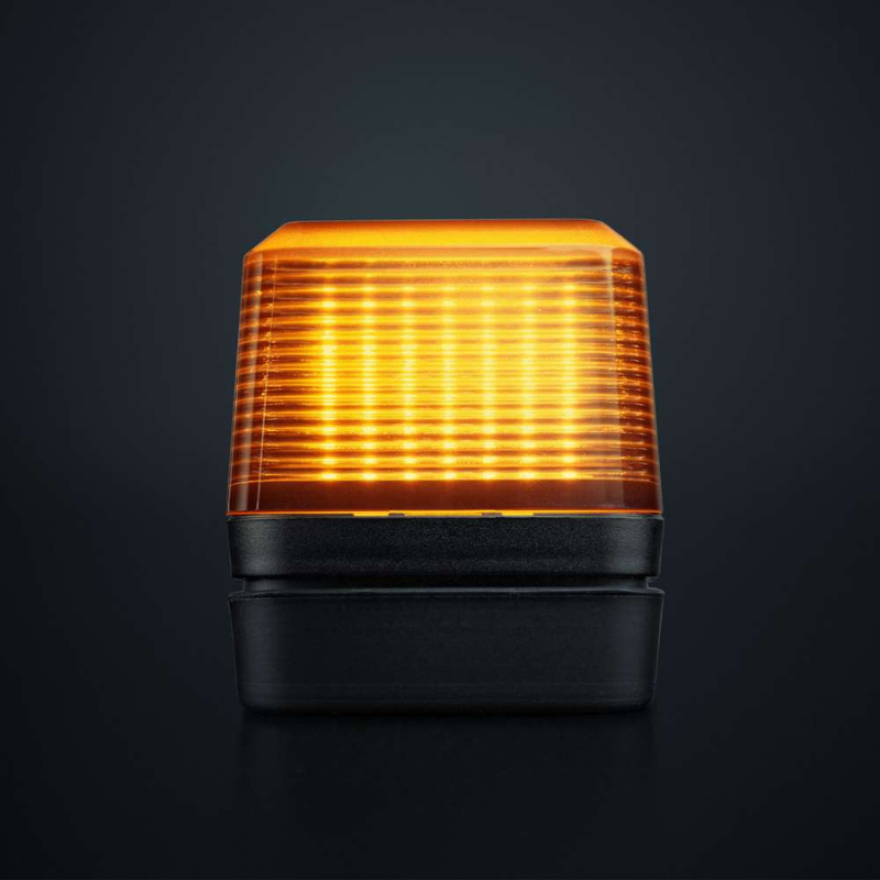 Lampa de pozitie plafon LED IZE Volvo Style, cu stroboscop, lumina alba si portocalie, lentila fumurie, IP69K [4]