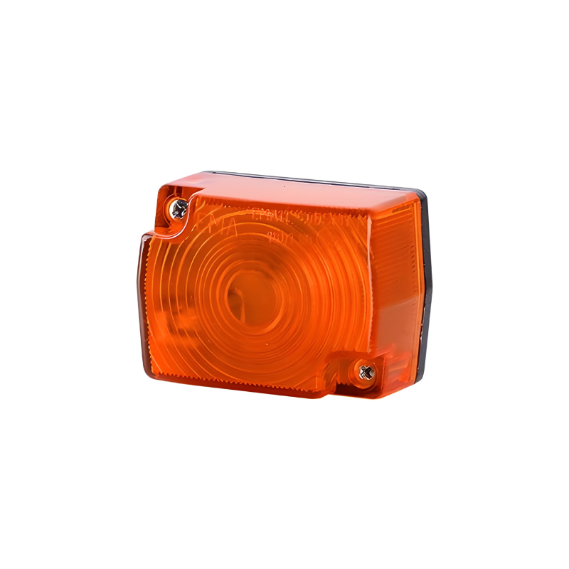 Lampa gabarit bec dreptunghiulara, 5x4x3cm, 12-24V, alba rosie portocalie, cu bec [1]
