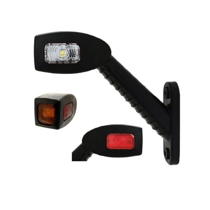 Lampa gabarit cu brat lung, alb, rosu, galben, 177mm [4]