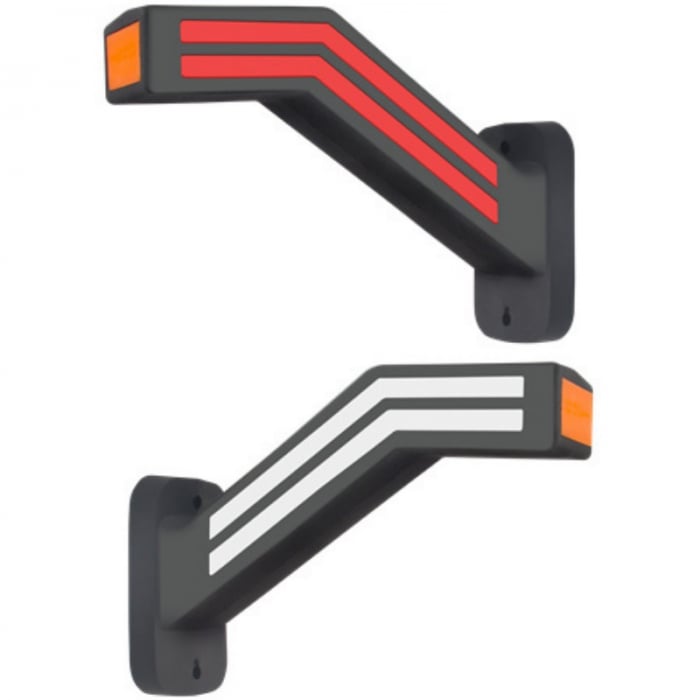 Lampa gabarit cu brat lung si demnalizare dinamica cu efect neon - Truck LED L1307 L1308 [2]