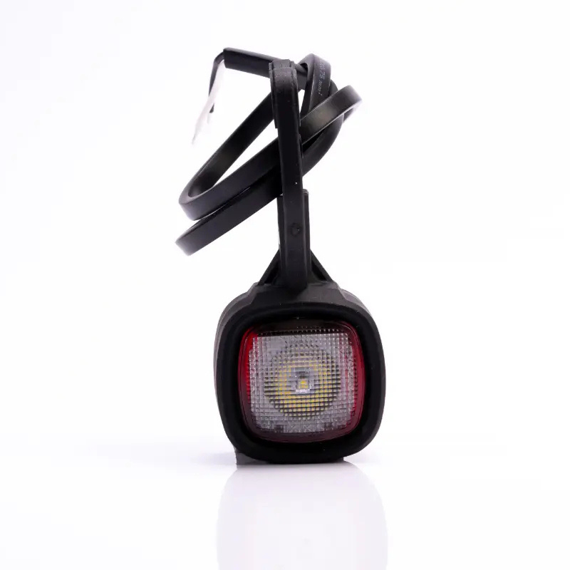 Lampa gabarit cu brat scurt 4.4 x 6.8cm, 12/24V, suport plat [3]