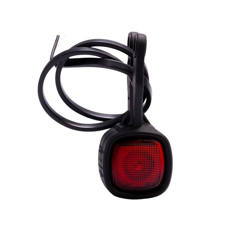 Lampa gabarit cu brat scurt 4.4 x 6.8cm, 12/24V, suport plat [6]