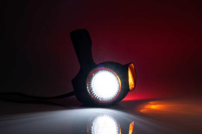 Lampa gabarit cu brat scurt FT 140 Tip W, FT140 FT-140 cu cauciuc elastic LED - Fristom [3]