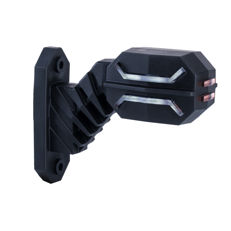 Lampa Gabarit cu brat scurt LED 3 Functii, cu Brat Scurt, Dragon, 13.5cm, 12V/24V, IP68 [4]