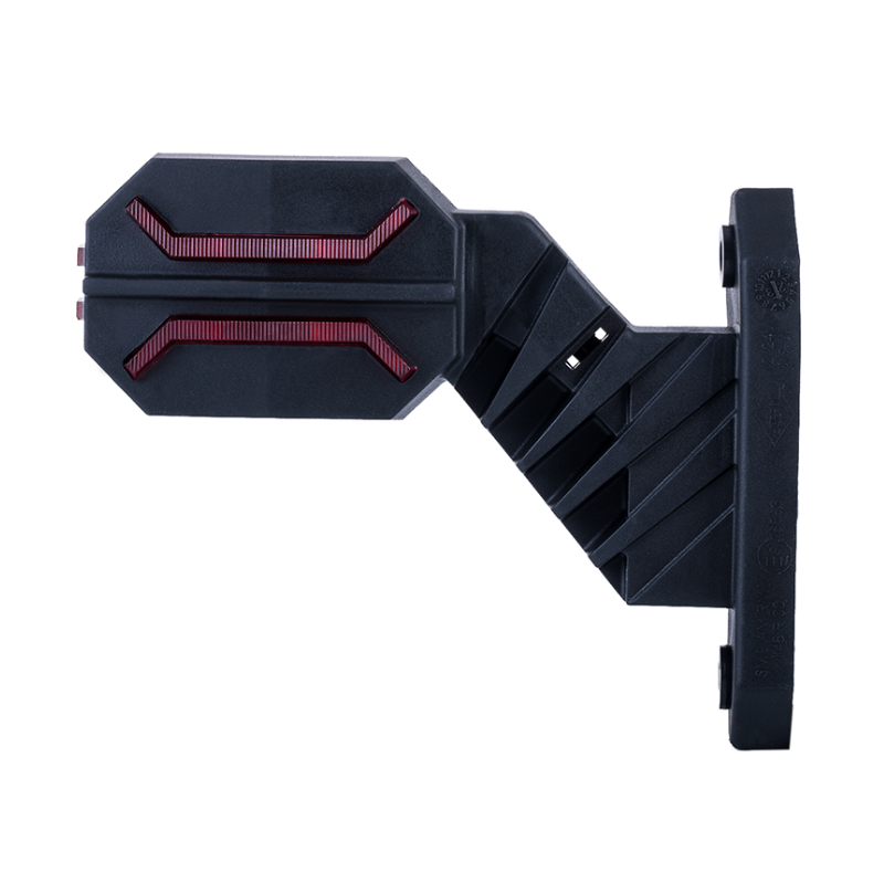 Lampa Gabarit cu brat scurt LED 3 Functii, cu Brat Scurt, Dragon, 13.5cm, 12V/24V, IP68 [7]