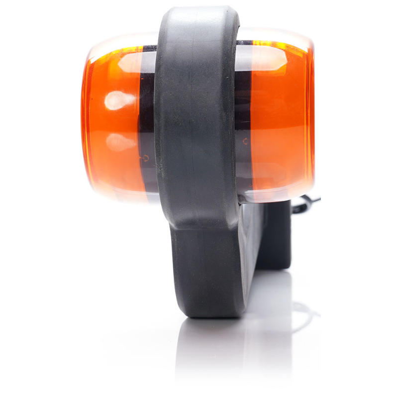 Lampa gabarit laterala cu brat cot la 90 de grade LED, IP6K9K, 12V-24V, 191x166 mm, stanga sau dreapta [4]