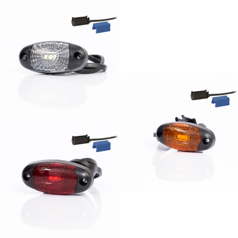 Lampa Gabarit LED, 12/24V, Conector Rapid QS075, 7.2 x 3.4cm [4]