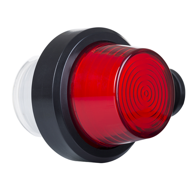 Lampa gabarit LED, 12V 24V, alb rosu, cu brat scurt, efect neon, universala [1]