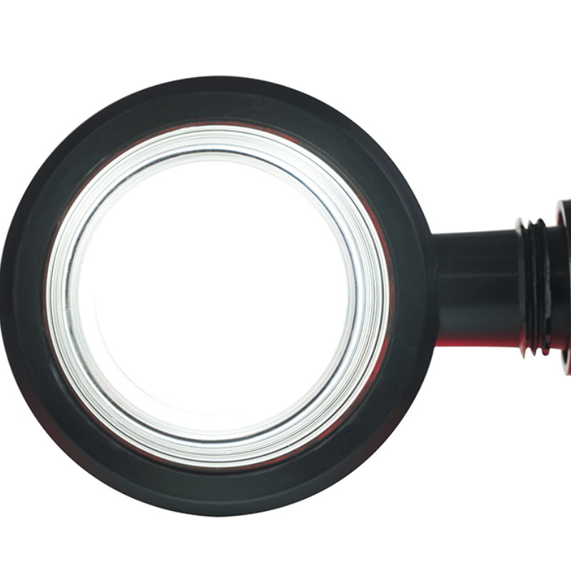 Lampa gabarit LED, 12V 24V, alb rosu, cu brat scurt, efect neon, universala [6]