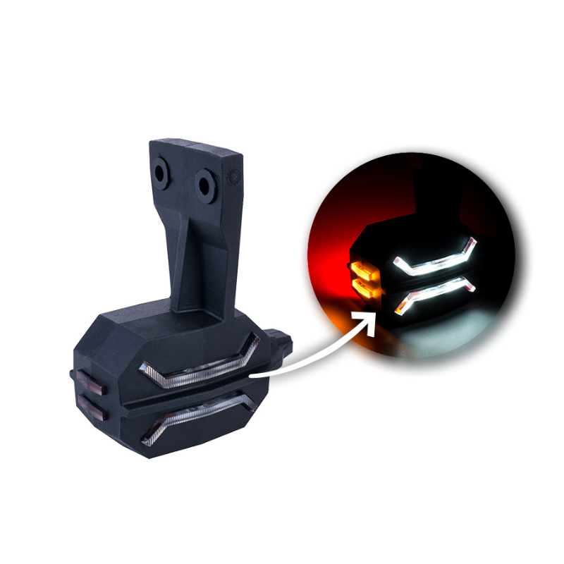 Lampa Gabarit LED cu 3 Functii, Pozitie Fata-Spate si Laterala, 12V/24V, Brat Flexibil, Stanga / Dreapta [7]