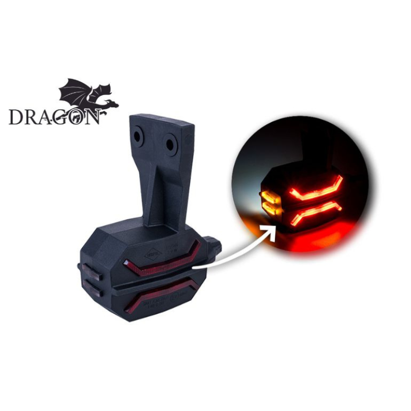 Lampa Gabarit LED cu 3 Functii, Pozitie Fata-Spate si Laterala, 12V/24V, Brat Flexibil, Stanga / Dreapta [8]