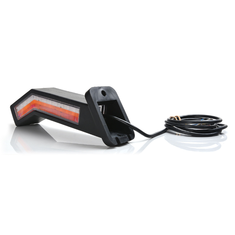 Lampa gabarit cu brat, 5 functii, semnalizare dinamica, 12-24V, IP 6K9K, 23.8cm, LED [12]