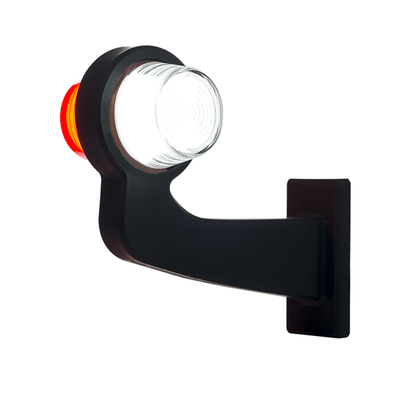 Lampa gabarit LED, cu brat lung, Stanga/Dreapta 12V 24V, alb rosu, efect neon, universala [4]