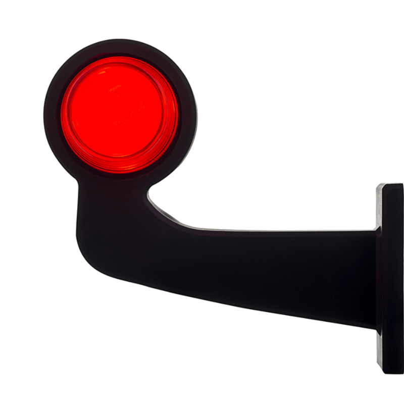 Lampa gabarit LED, cu brat lung, Stanga/Dreapta 12V 24V, alb rosu, efect neon, universala [4]