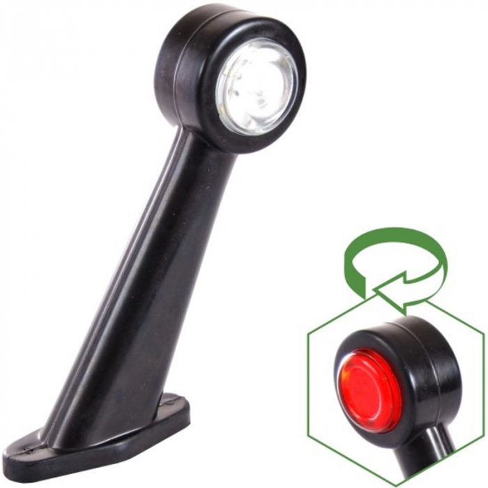 Lampa gabarit LED cu brat lung, Alb si Rosu - EGKAL DLG003.3 [3]
