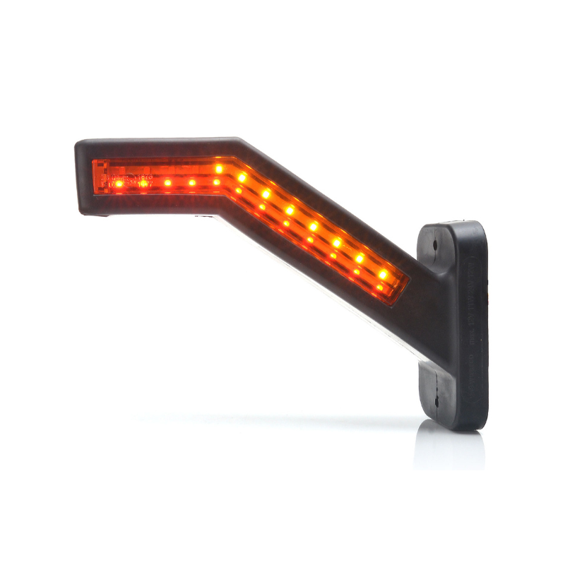 Lampa gabarit LED cu brat, semnalizare dinamica si stop, 12-24V, IP 66/68, 18.5cm [7]