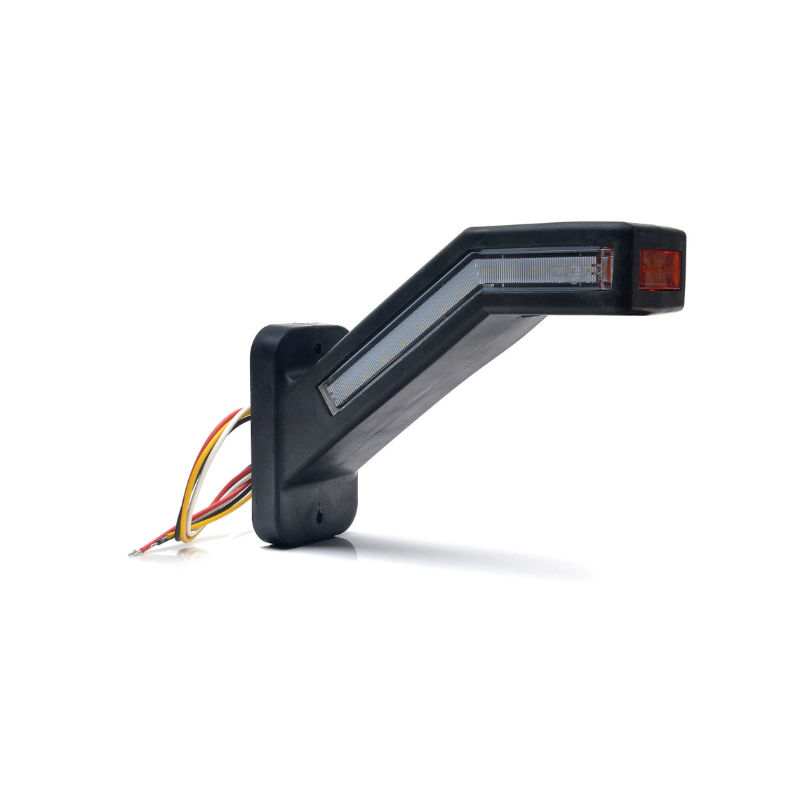Lampa gabarit LED cu brat, semnalizare dinamica si stop, 12-24V, IP 66/68, 18.5cm [6]