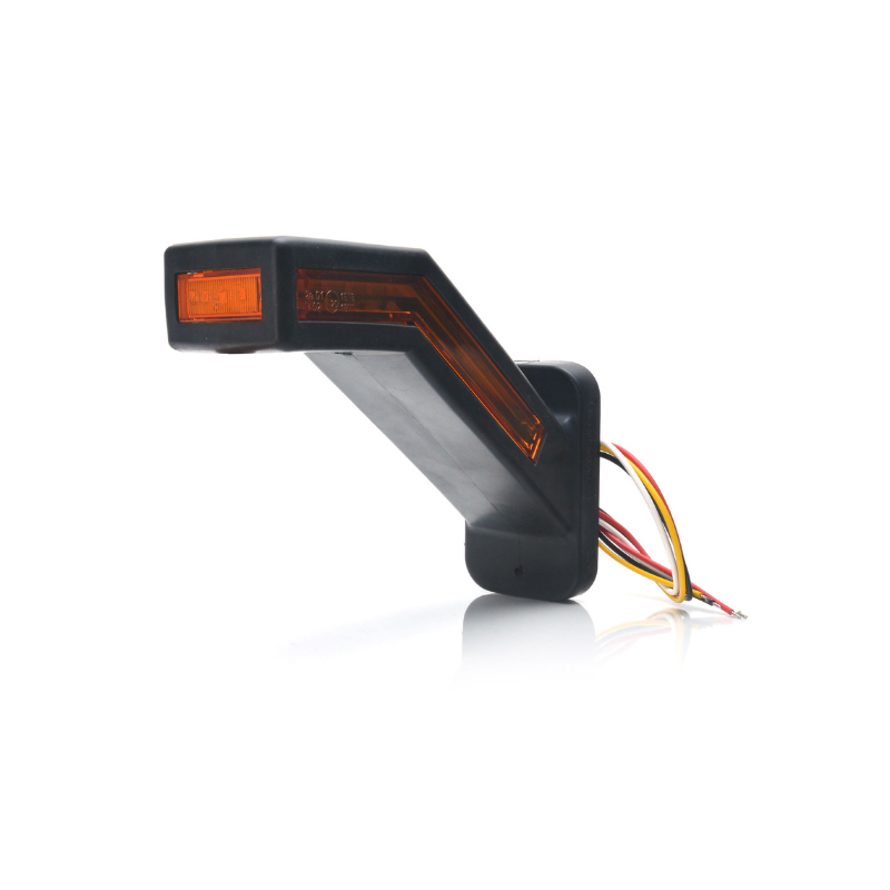 Lampa gabarit LED cu brat, semnalizare dinamica si stop, 12-24V, IP 66/68, 18.5cm [4]